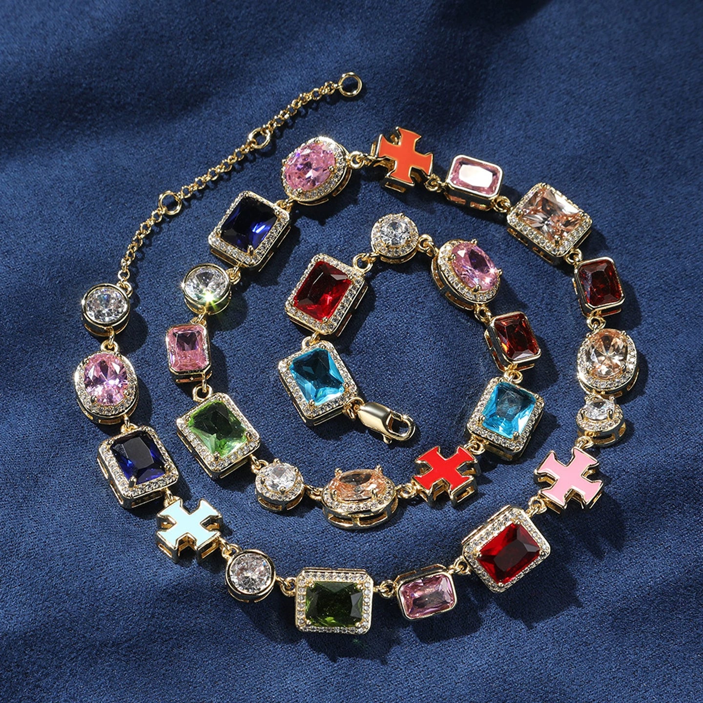 Carnival Cross Tennis Chain Set
