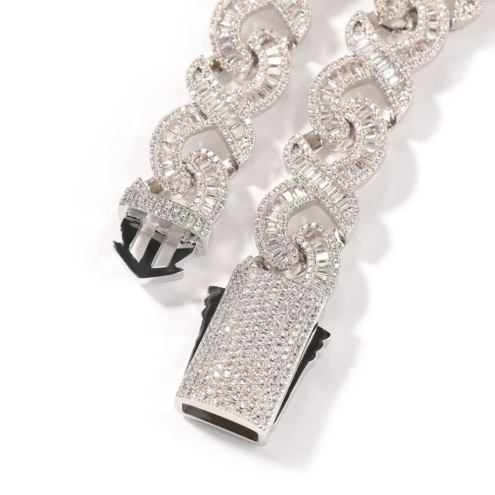 The Double Infinity Cuban Chain Necklace