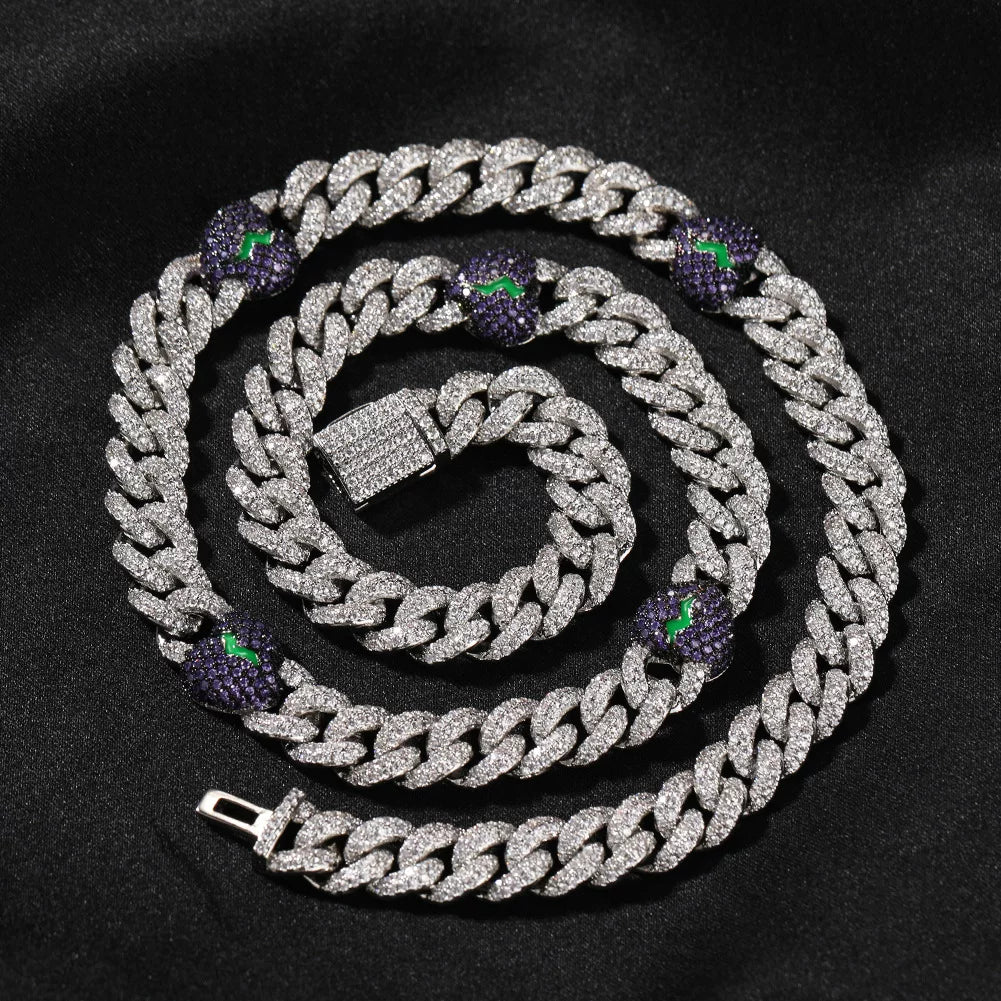 The Strawberry Cuban Chain Necklace