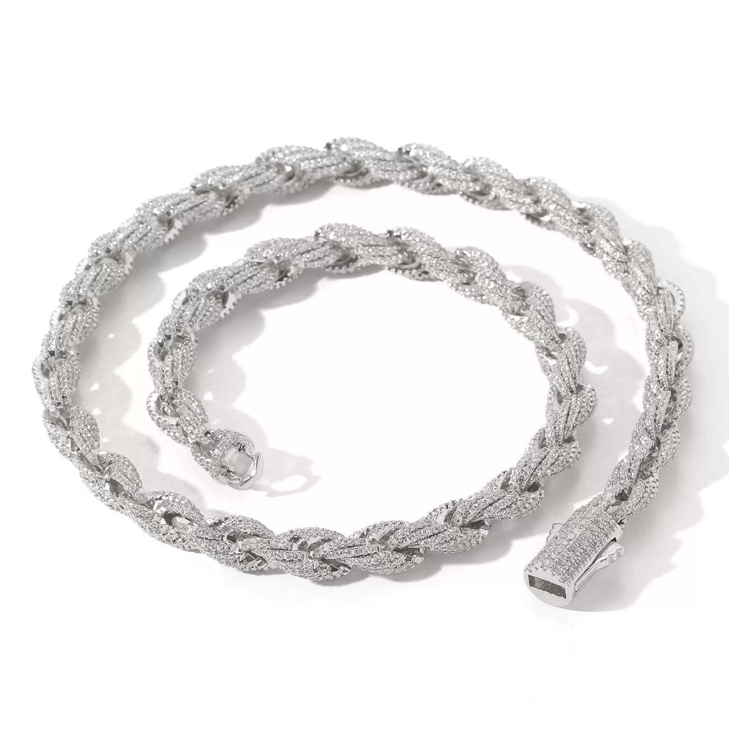The Iced Rope Chain Necklace