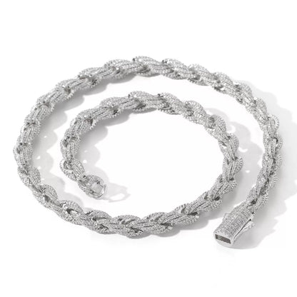 The Iced Rope Chain Necklace