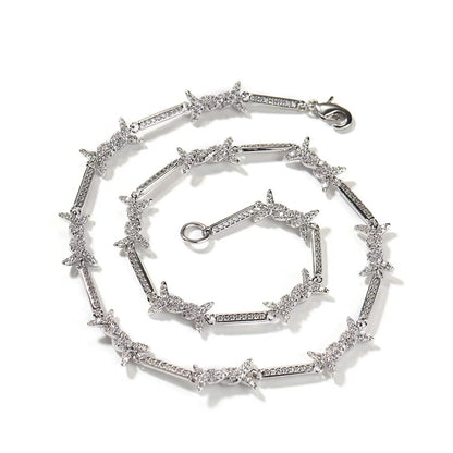 The Barbed Wire Chain Necklace
