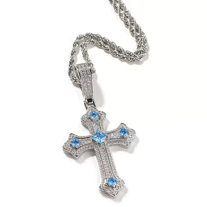 Reliquary Cross Pendant Necklace