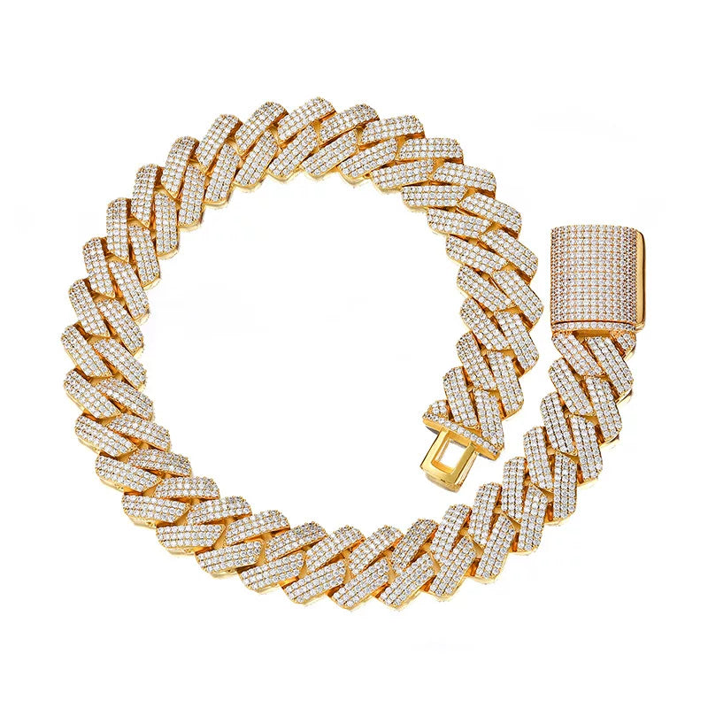 Titan 25mm Iced Cuban Link Necklace