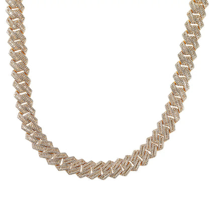 The Baguette Cuban Chain Necklace