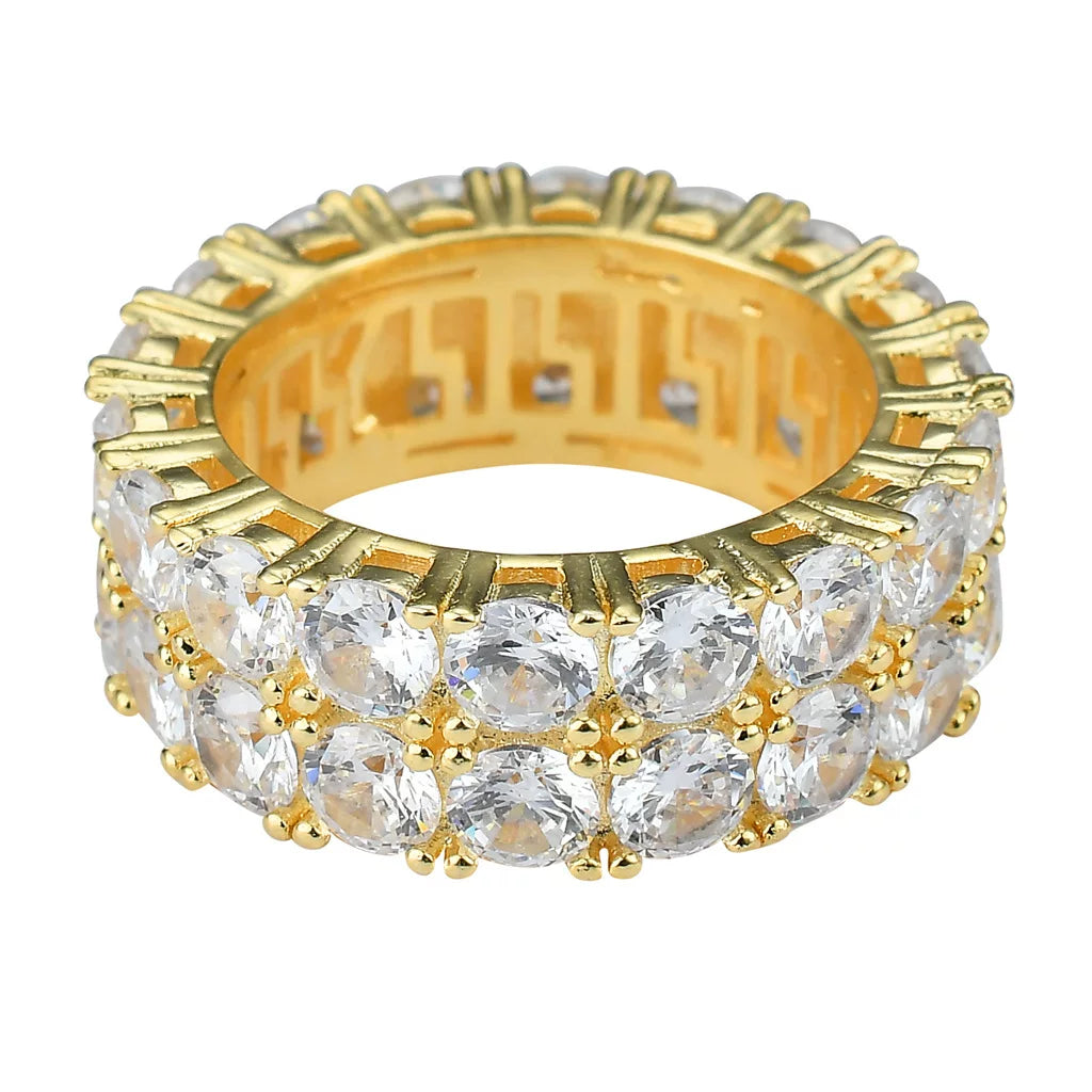 The Double Row Prong Eternity Ring