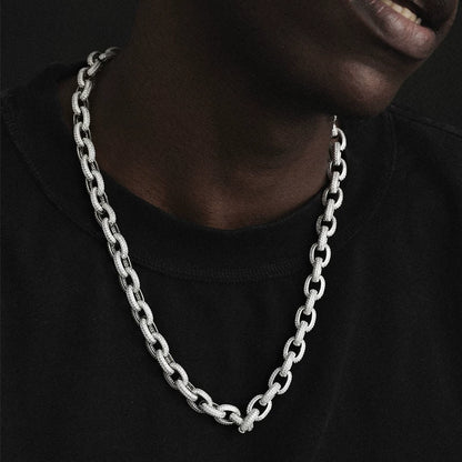 Avalanche Iced Rolo Link Necklace