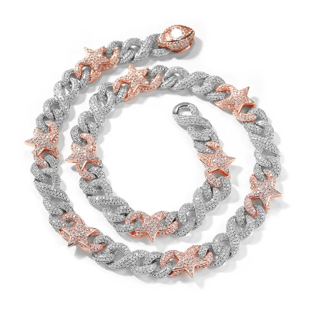 The Star Cuban Chain Necklace