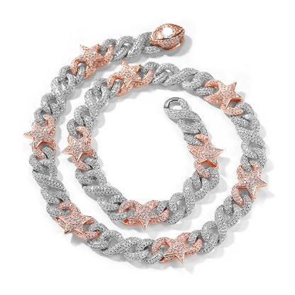 The Star Cuban Chain Necklace