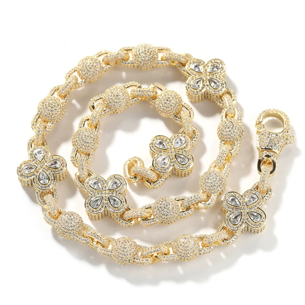 Petal Bloom Iced Mariner Chain Set