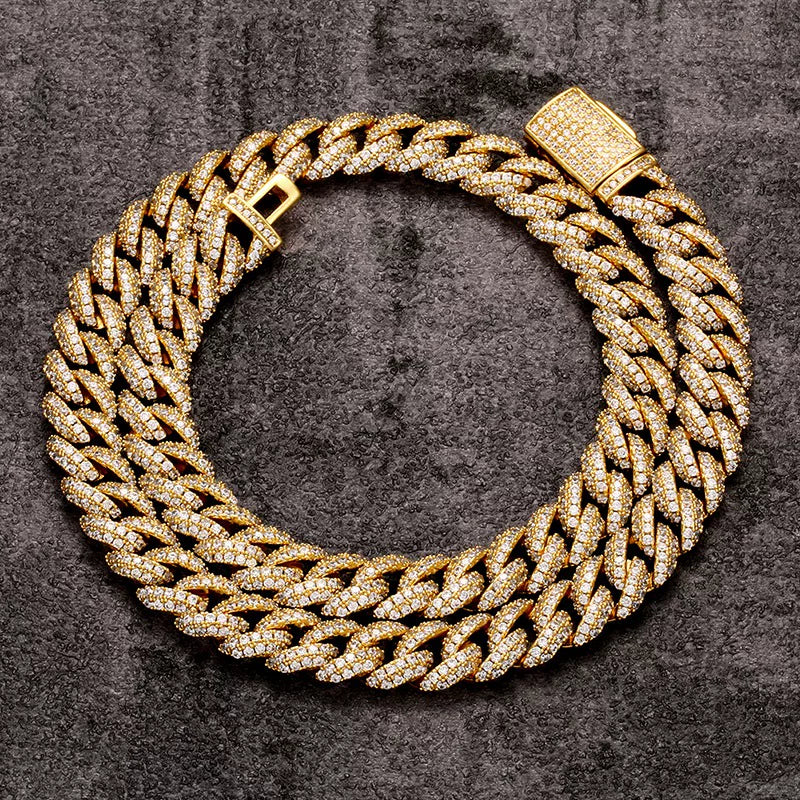 Iced Out Miami Cuban Link Chain Necklace