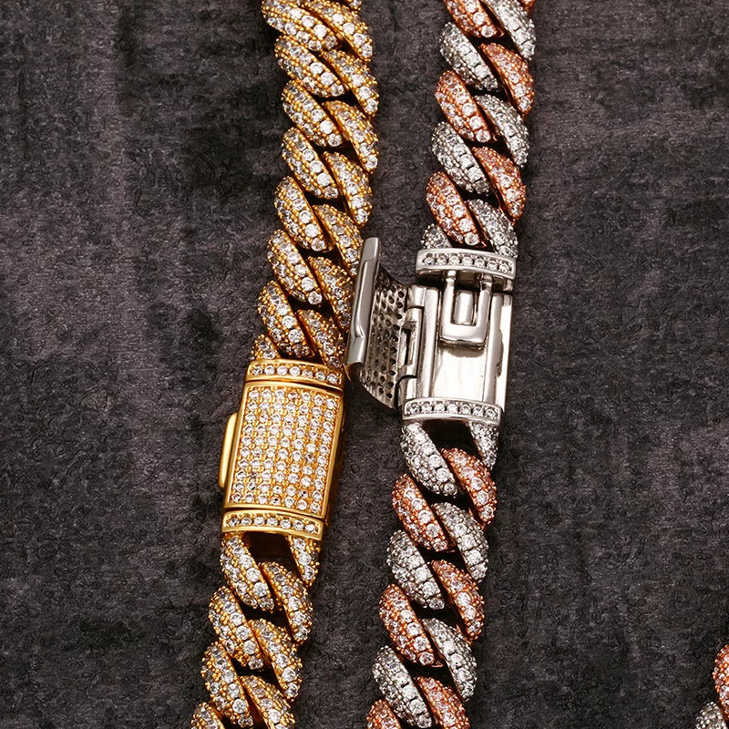 Iced Out Miami Cuban Link Chain Necklace