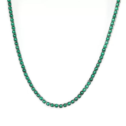 The Emerald Tennis Chain Necklace