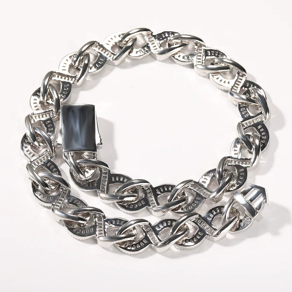 The Double Infinity Cuban Chain Necklace