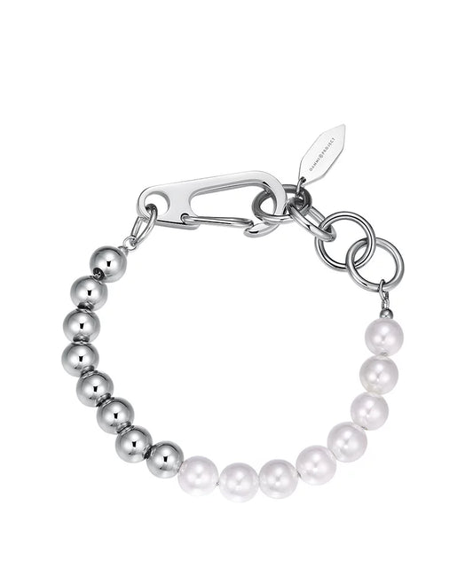 The Half Pearl Carabiner Bracelet