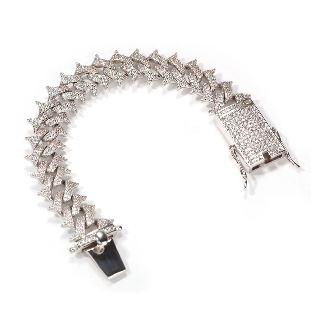 Thorns Iced Cuban Link Chain