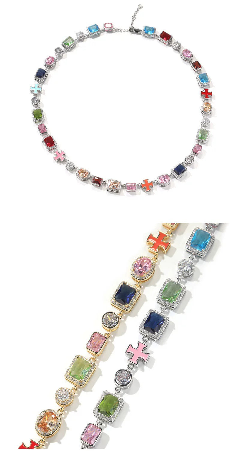 Carnival Cross Tennis Chain Set