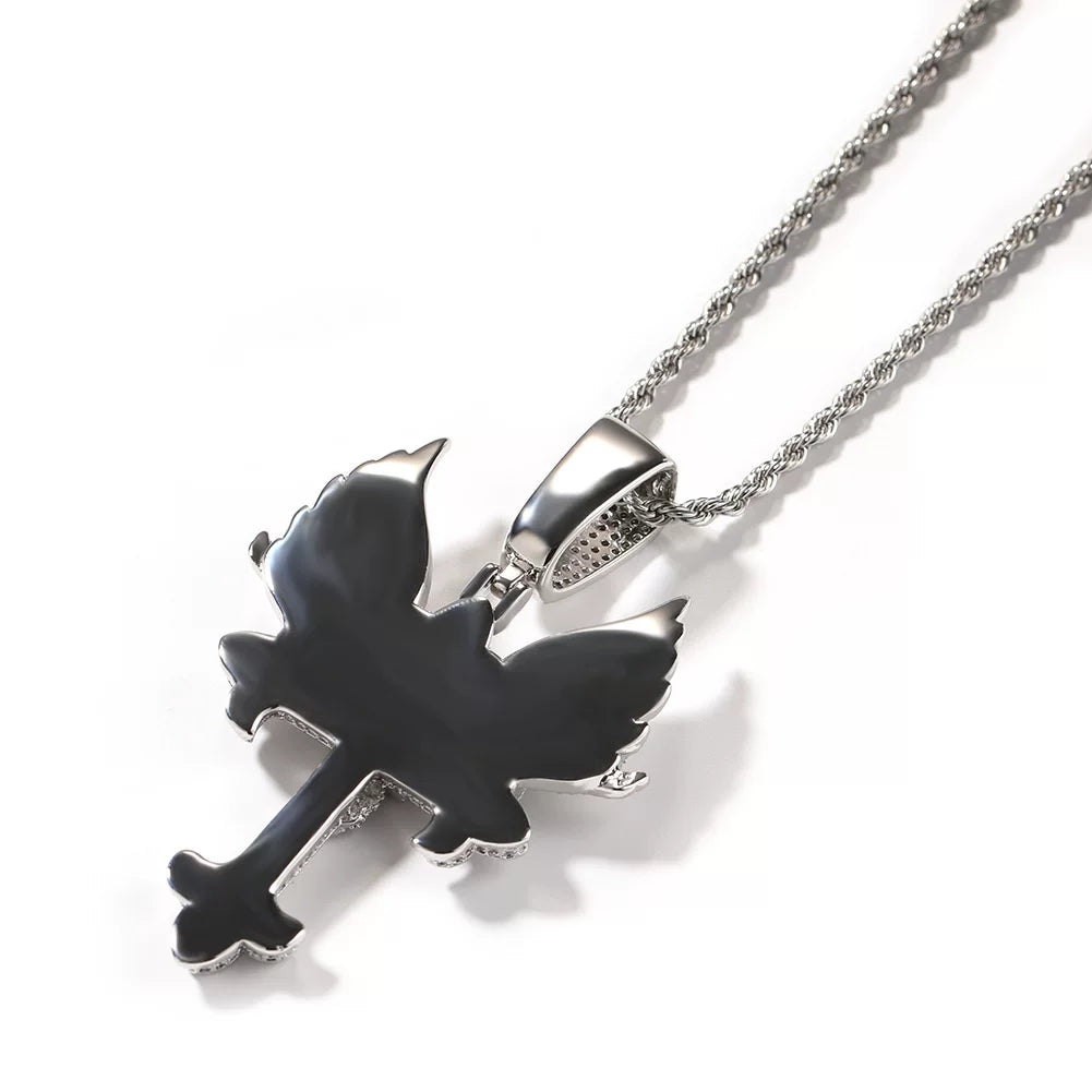 The Seraph Cross Pendant Necklace