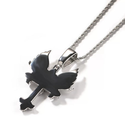 The Seraph Cross Pendant Necklace