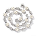The Pearl & Ice Chain Necklace