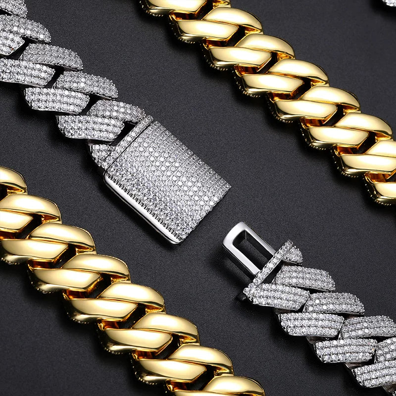 Titan 25mm Iced Cuban Link Necklace