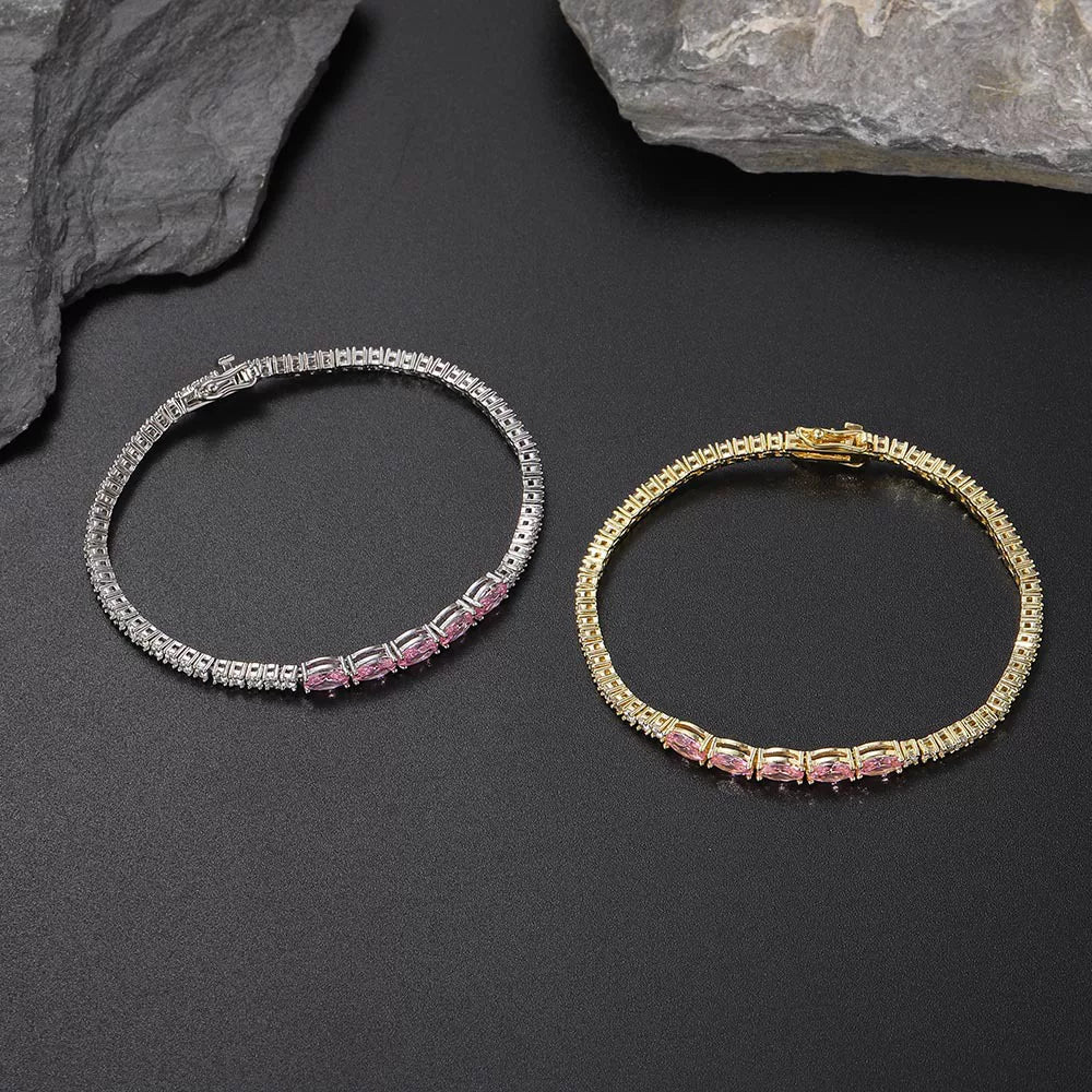The Blush Tennis Bracelet