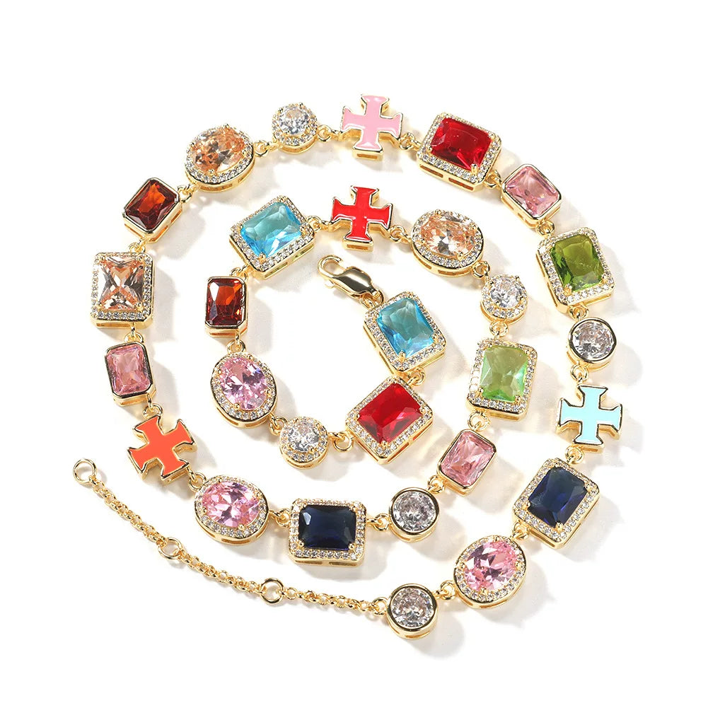 Carnival Cross Tennis Chain Set