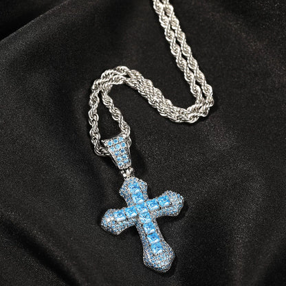 The Spectrum Cross Pendant Necklace