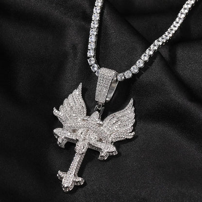 The Seraph Cross Pendant Necklace