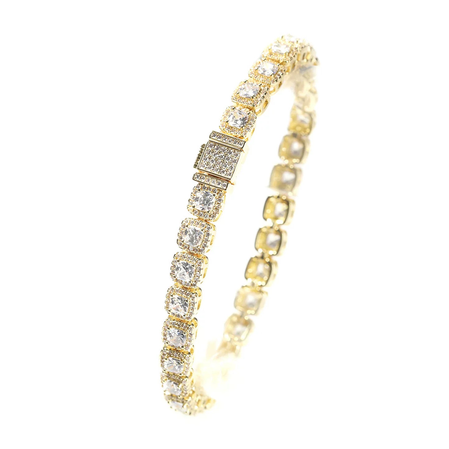 Éclat Cushion Tennis Bracelet