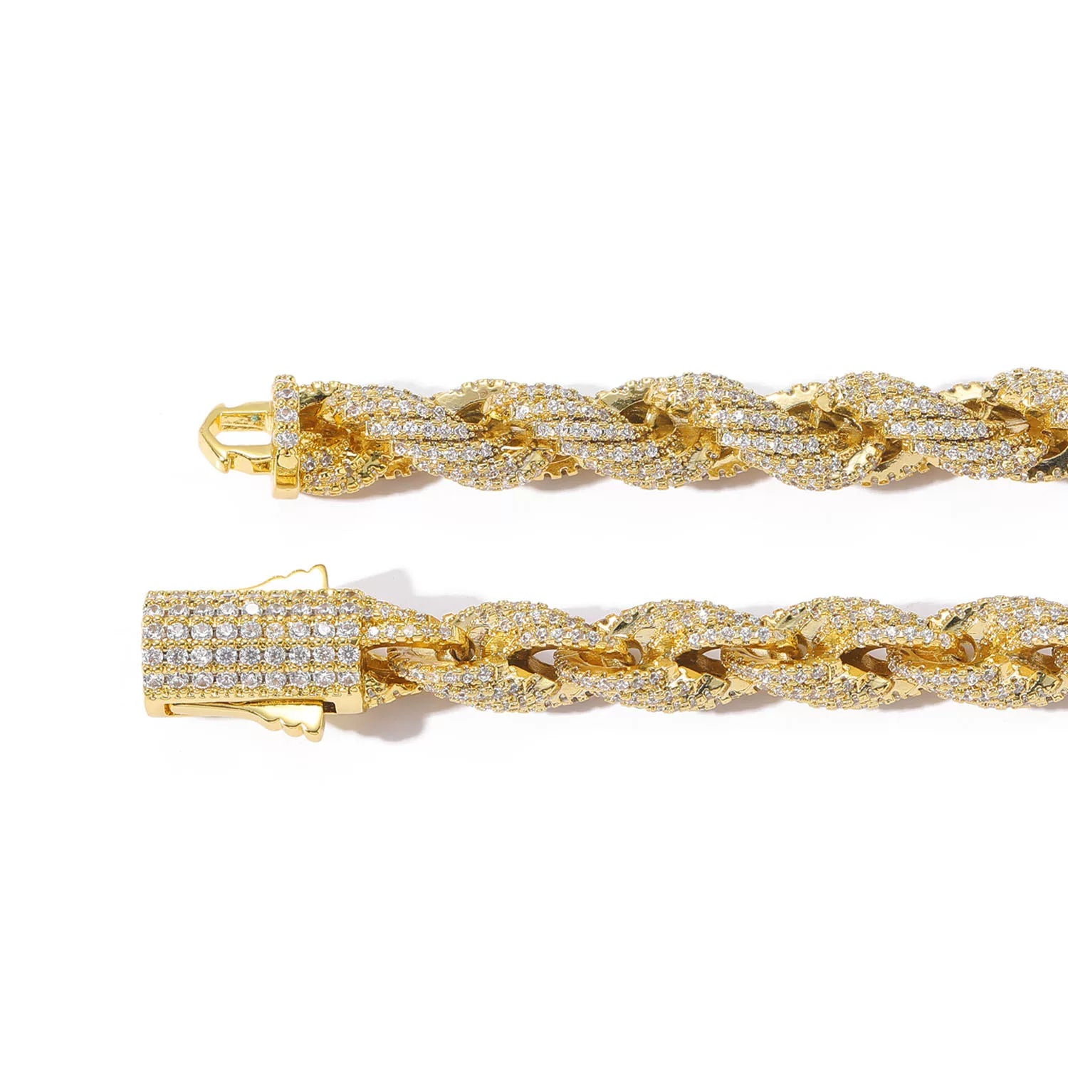 The Iced Rope Chain Necklace