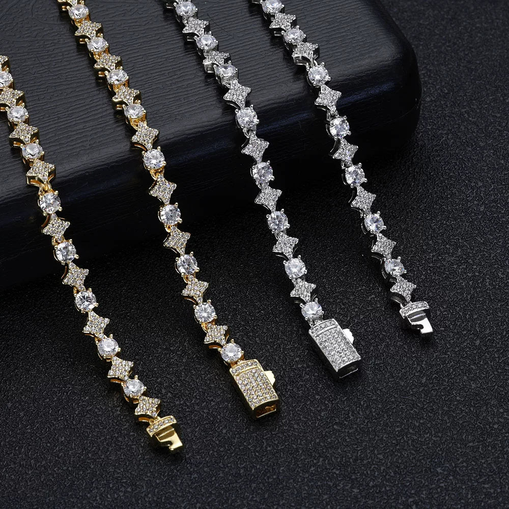 Star Link CZ Tennis Bracelet