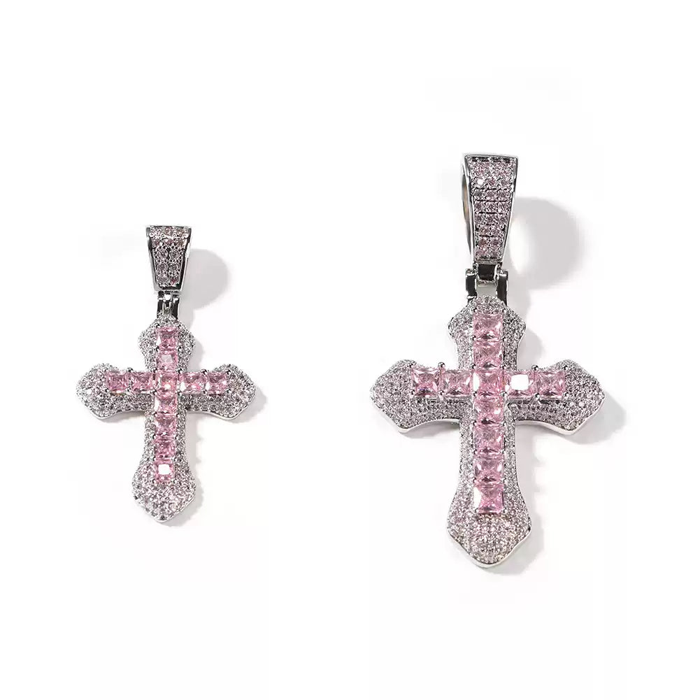 The Spectrum Cross Pendant Necklace