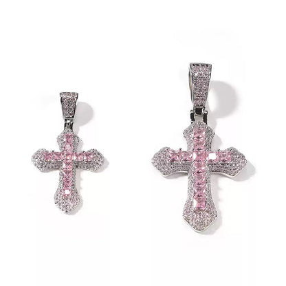 The Spectrum Cross Pendant Necklace