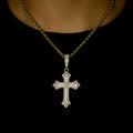 The Baroque Cross Pendant Necklace
