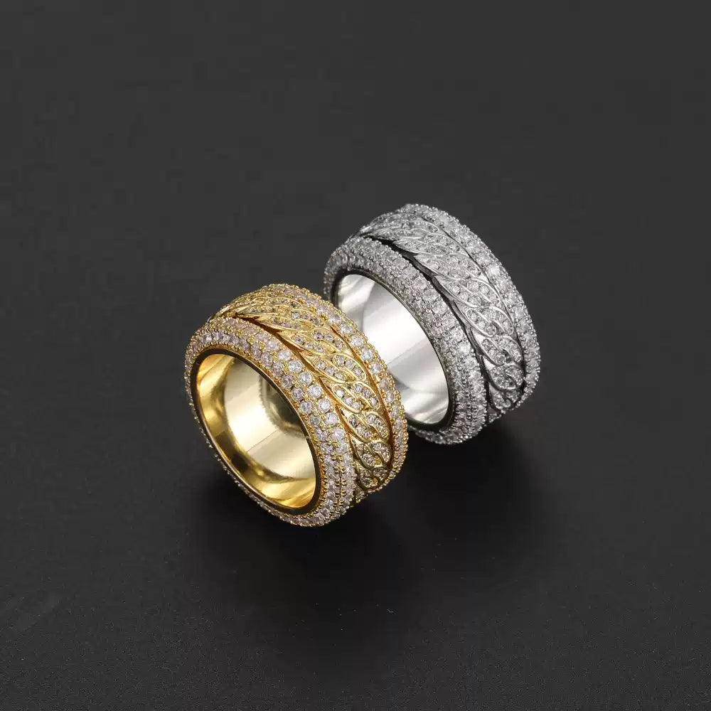 The Cuban Spinner Ring