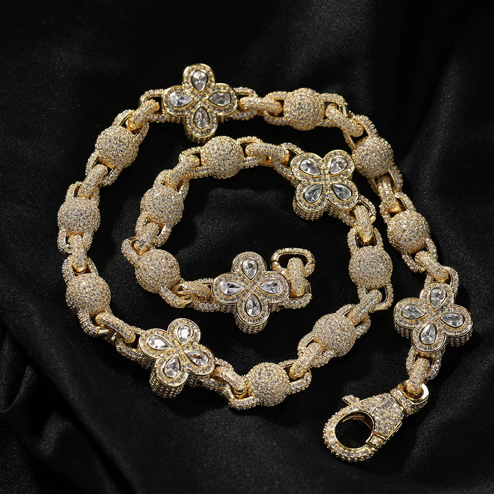 Petal Bloom Iced Mariner Chain Set
