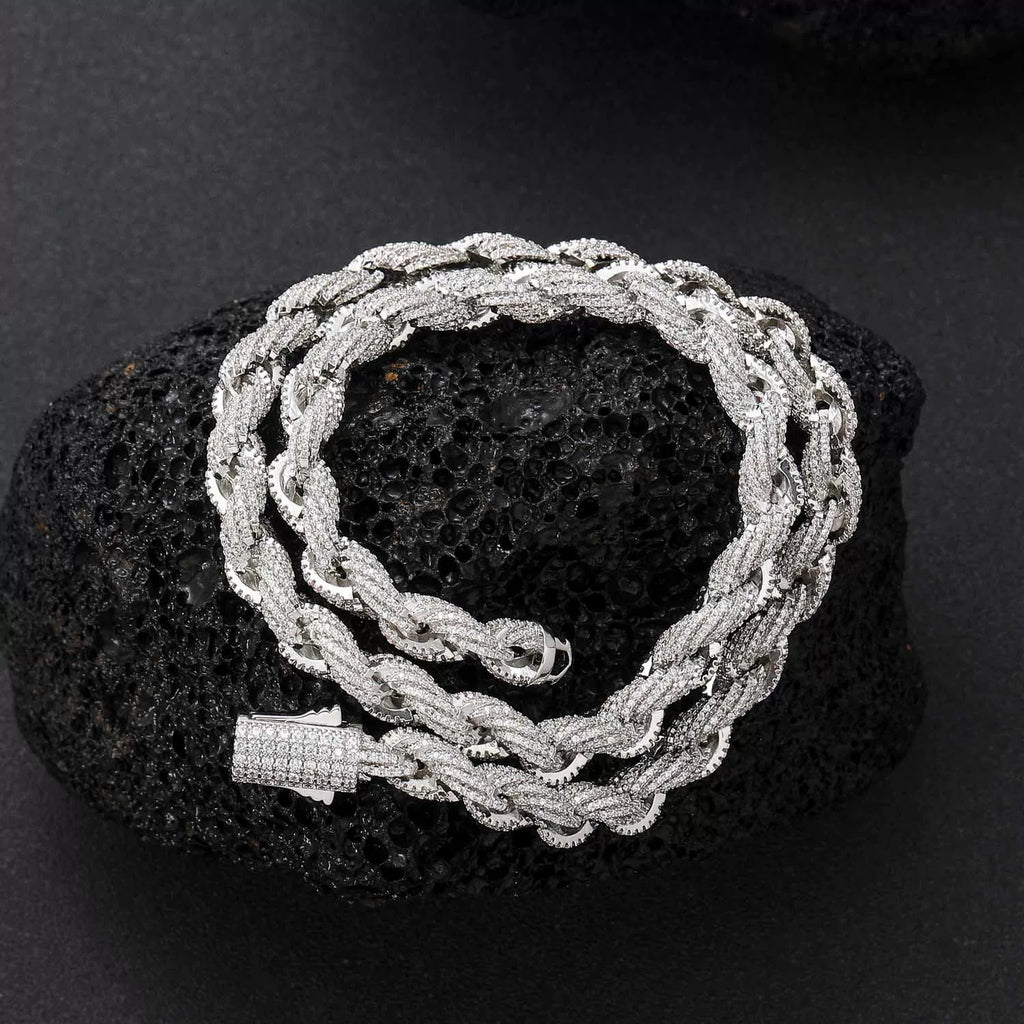 The Iced Rope Chain Necklace