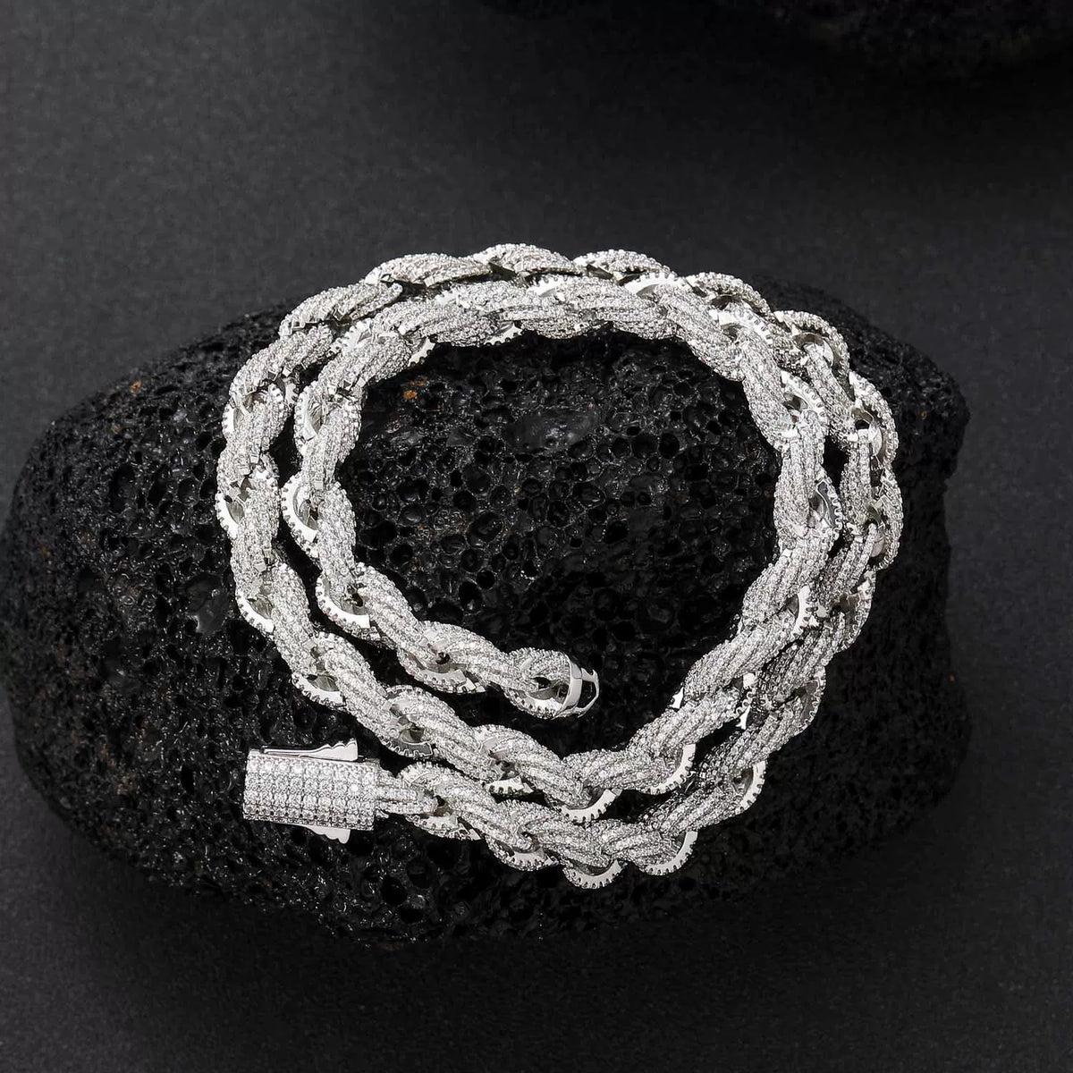 The Iced Rope Chain Necklace