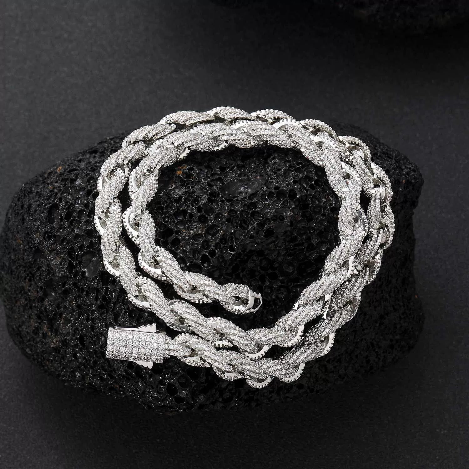The Iced Rope Chain Necklace