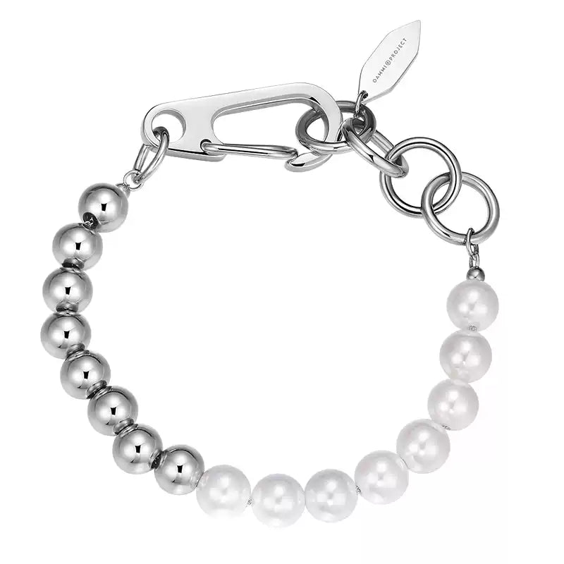 The Half Pearl Carabiner Bracelet