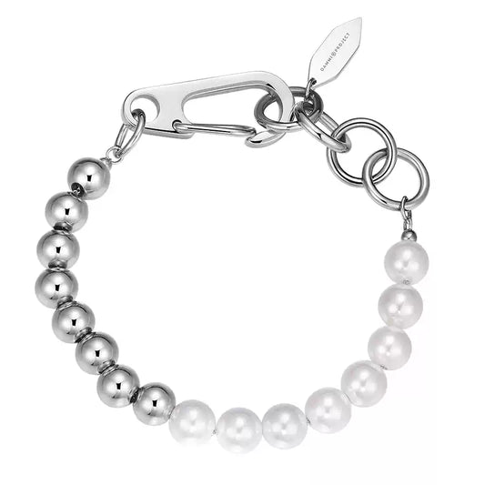 The Half Pearl Carabiner Bracelet