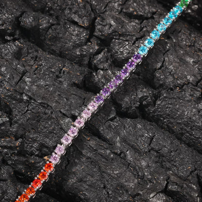 The Spectrum Tennis Bracelet
