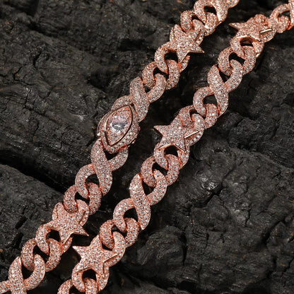 The Star Cuban Chain Necklace