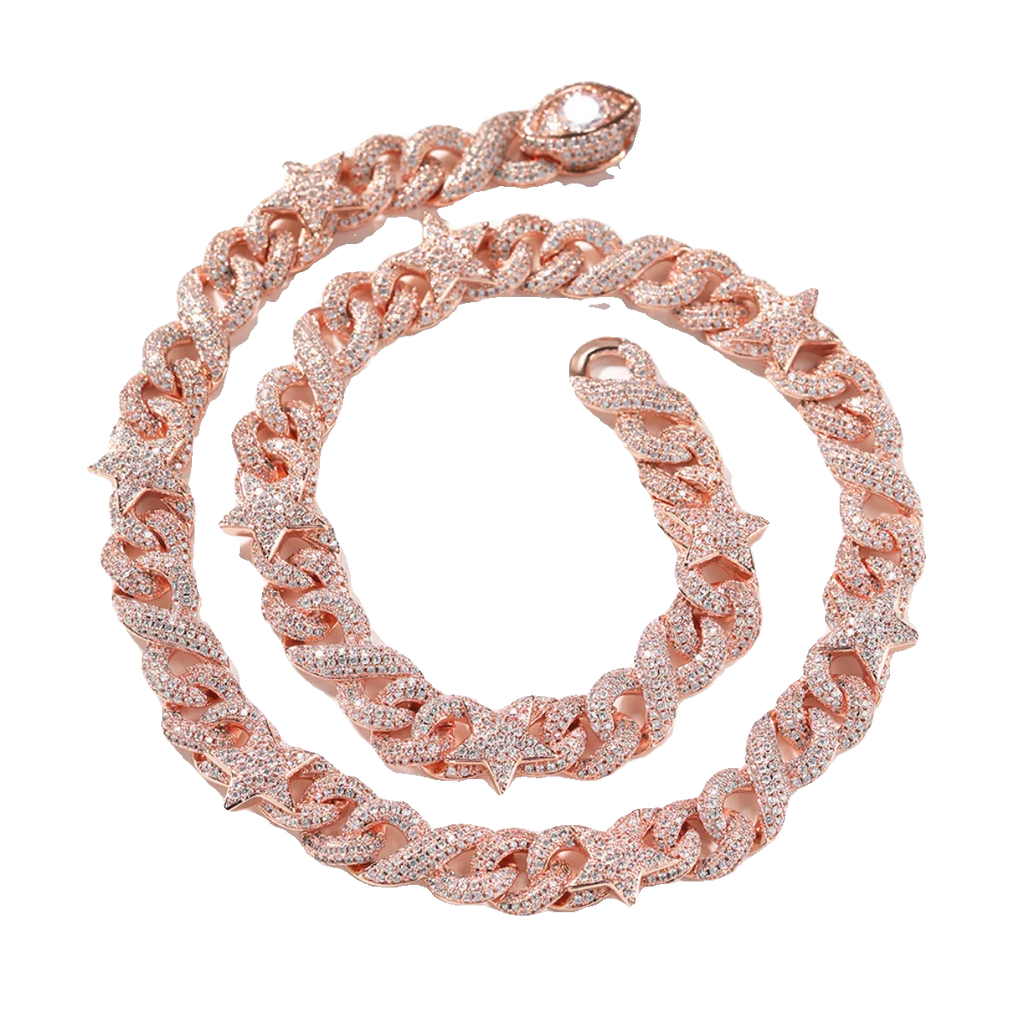 The Star Cuban Chain Necklace