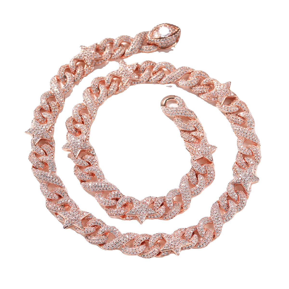 The Star Cuban Chain Necklace