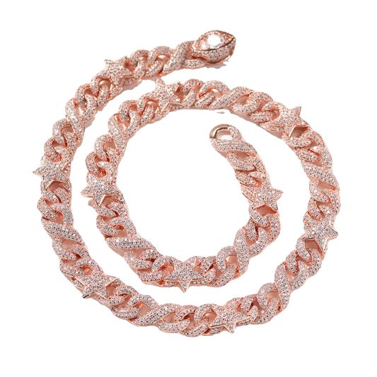 The Star Cuban Chain Necklace
