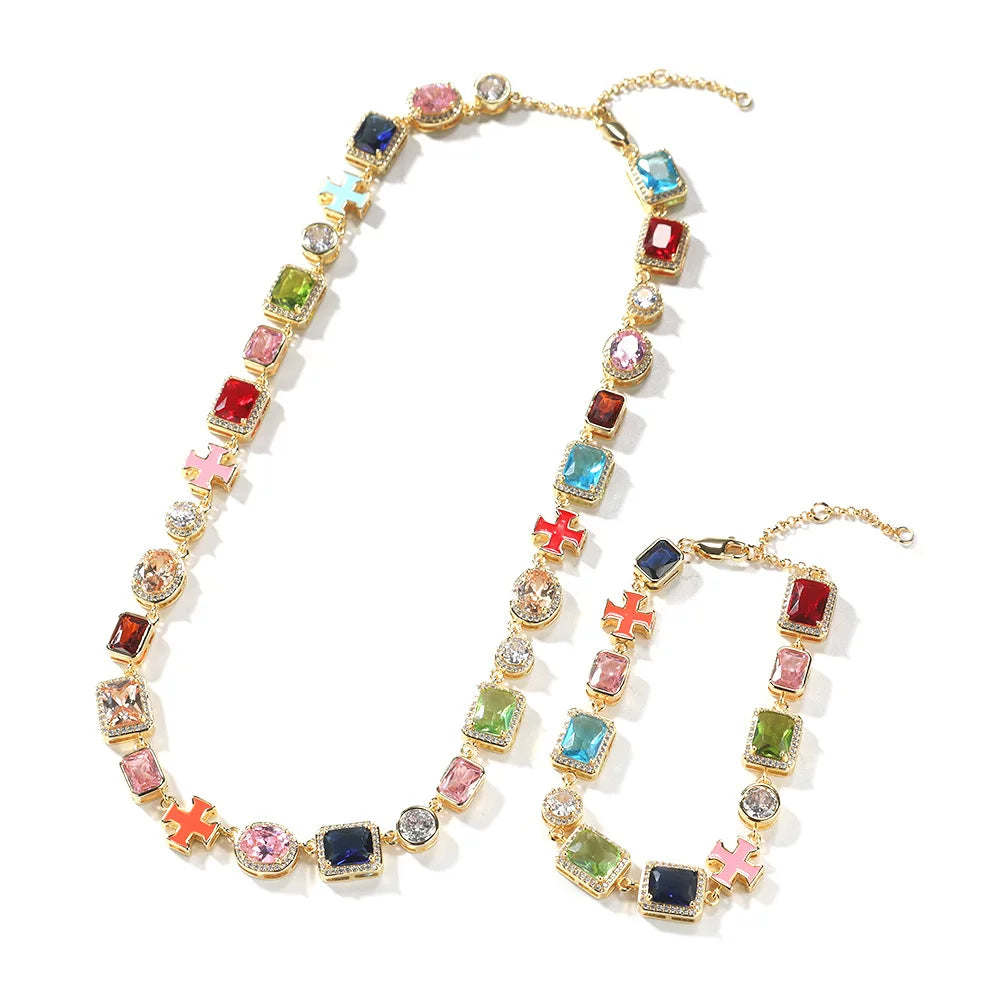 Carnival Cross Tennis Chain Set