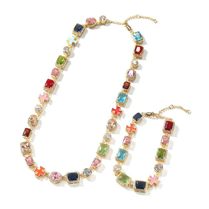 Carnival Cross Tennis Chain Set