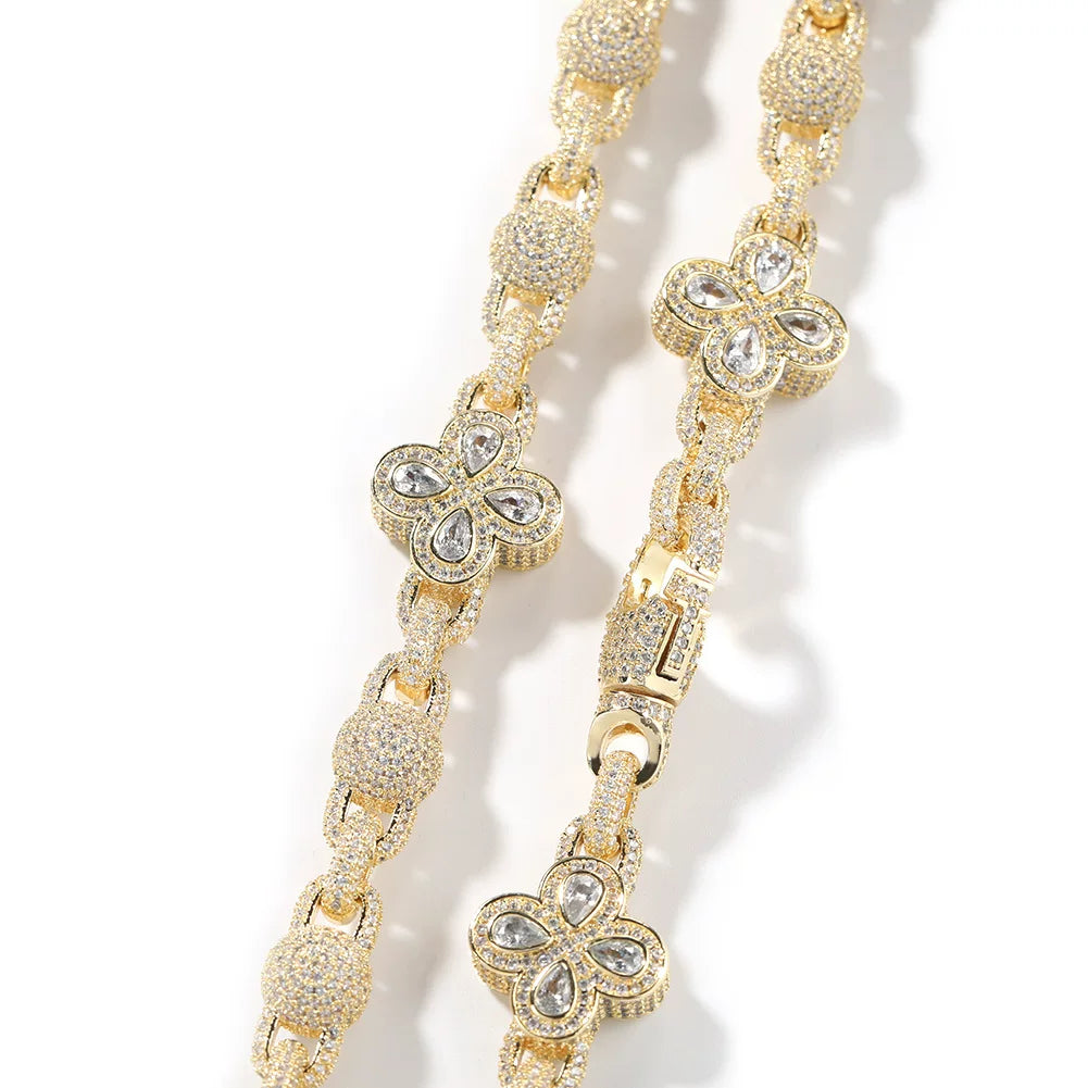 Petal Bloom Iced Mariner Chain Set